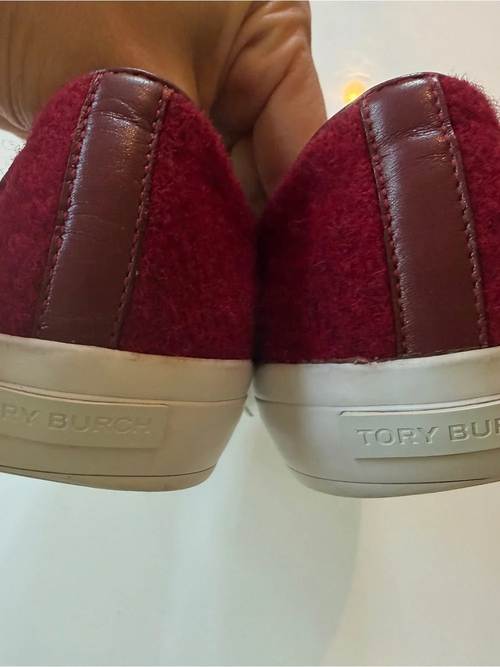 Tory Burch Rudi Ombré Wool Slip-On Wool Shoes - Size 8.5
